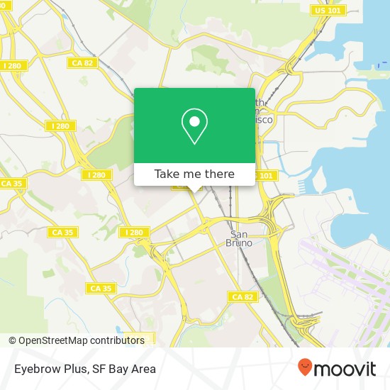 Eyebrow Plus map