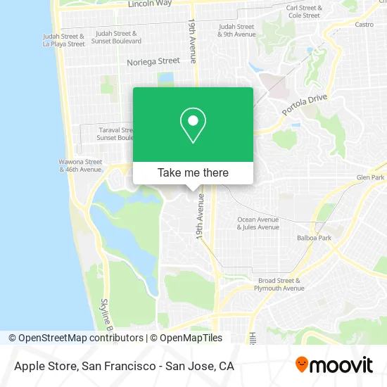 Apple Store map