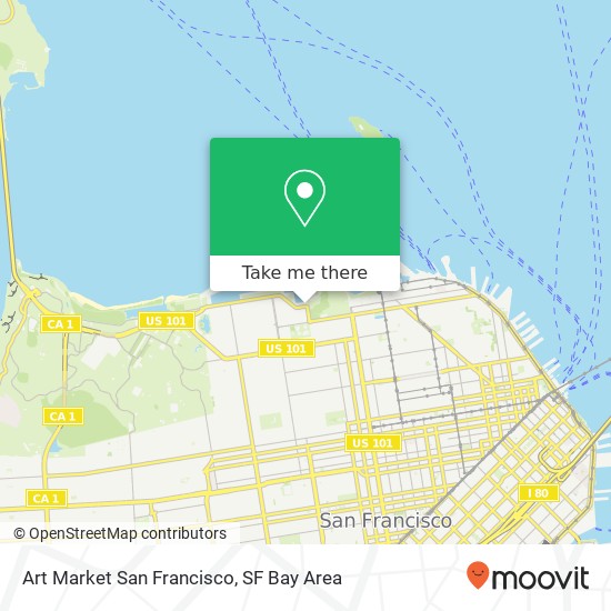 Art Market San Francisco map