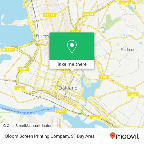 Bloom Screen Printing Company map