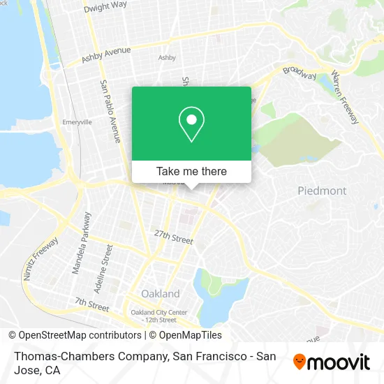 Thomas-Chambers Company map