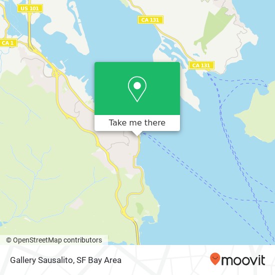 Mapa de Gallery Sausalito