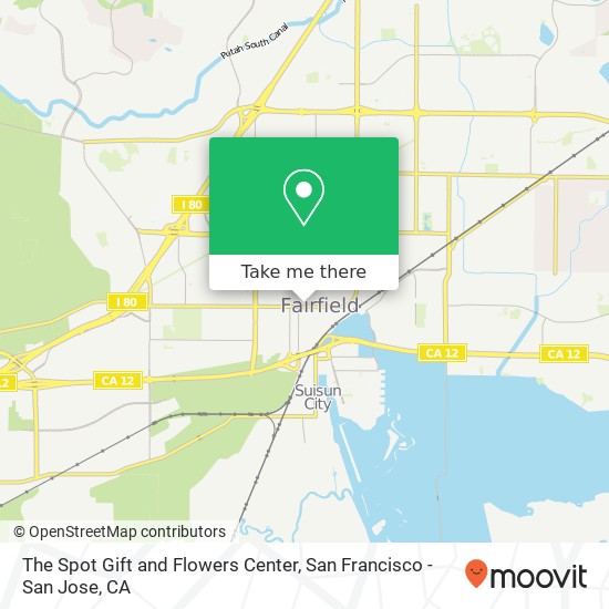 The Spot Gift and Flowers Center map