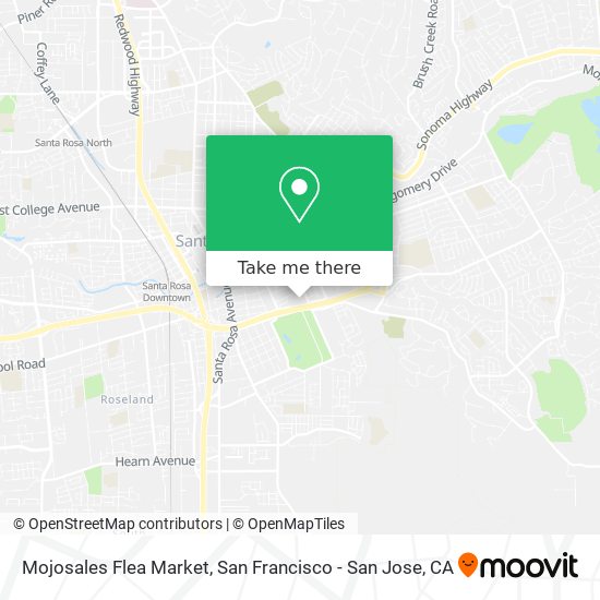 Mojosales Flea Market map