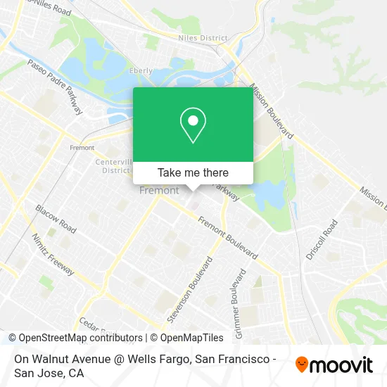 On Walnut Avenue @ Wells Fargo map