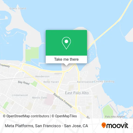 Meta Platforms map