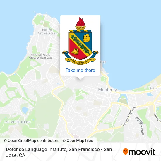 Defense Language Institute map