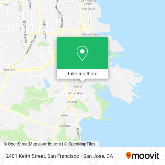 Mapa de 2401 Keith Street