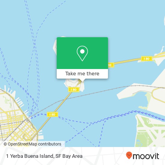 1 Yerba Buena Island map
