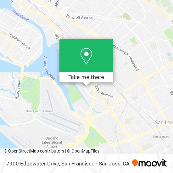 7900 Edgewater Drive map