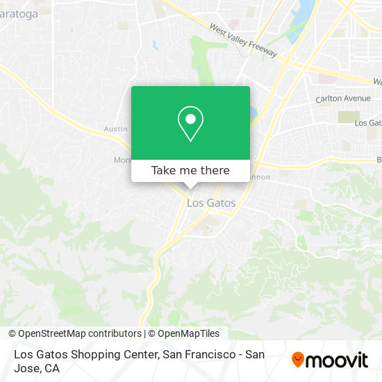 Los Gatos Shopping Center map