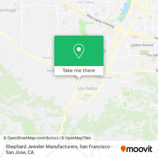 Mapa de Shephard Jeweler Manufacturers