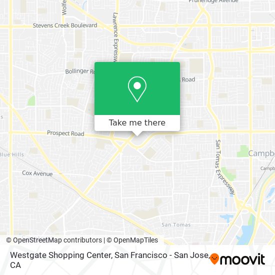 Mapa de Westgate Shopping Center
