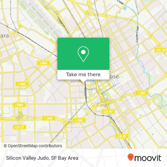 Mapa de Silicon Valley Judo