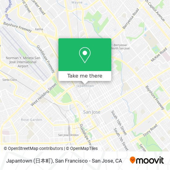 Mapa de Japantown (日本町)