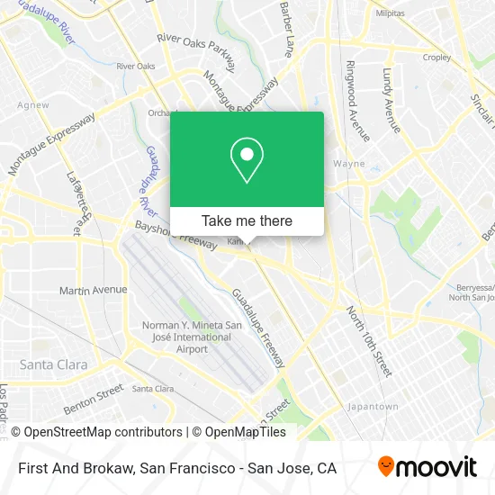 Mapa de First And Brokaw