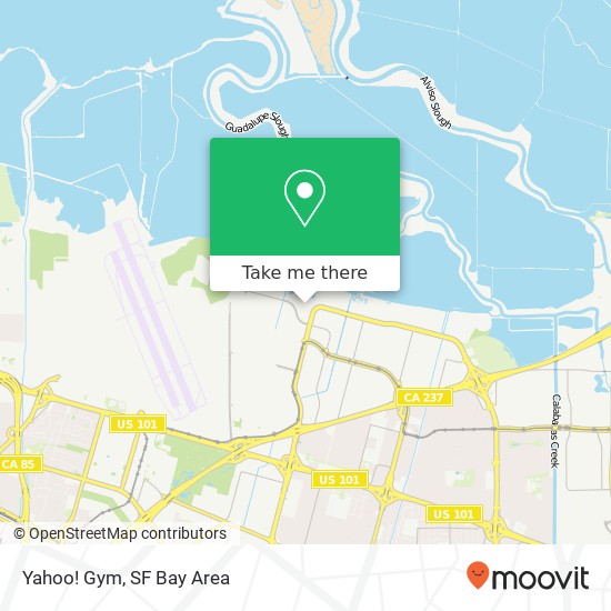 Mapa de Yahoo! Gym