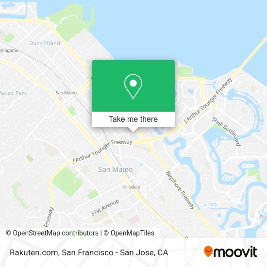 Rakuten.com map