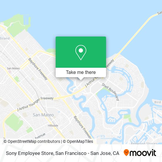 Sony Employee Store map