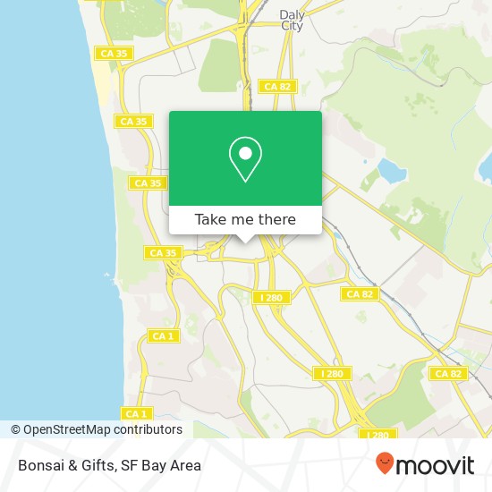 Mapa de Bonsai & Gifts