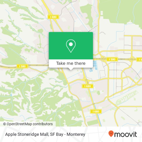 Apple Stoneridge Mall map