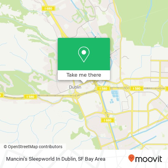 Mancini's Sleepworld In Dublin map