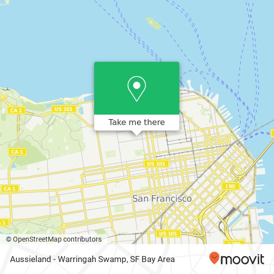 Aussieland - Warringah Swamp map