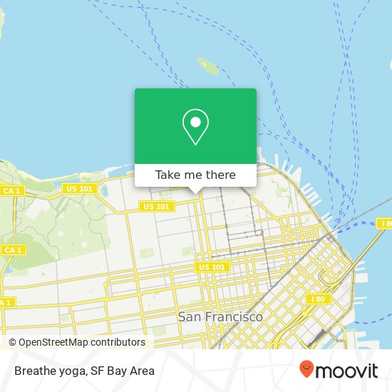 Mapa de Breathe yoga