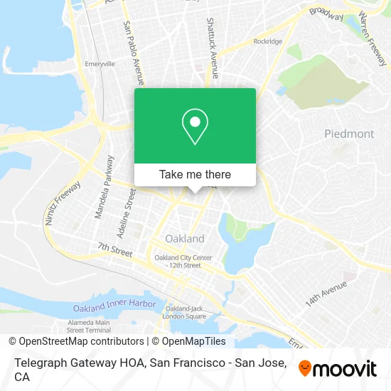 Telegraph Gateway HOA map