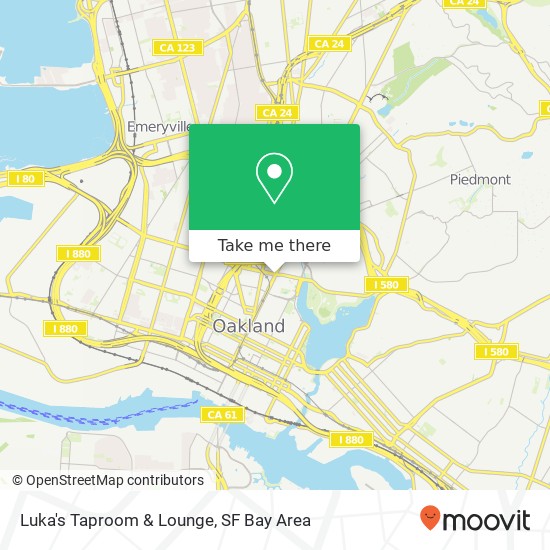 Luka's Taproom & Lounge map