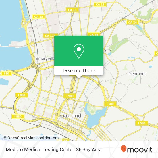 Medpro Medical Testing Center map