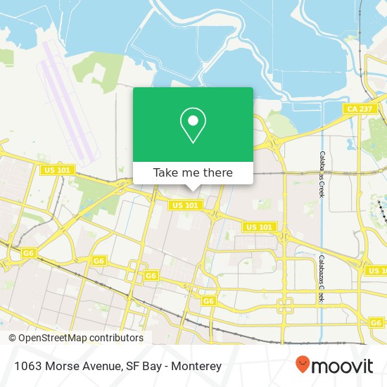 1063 Morse Avenue map