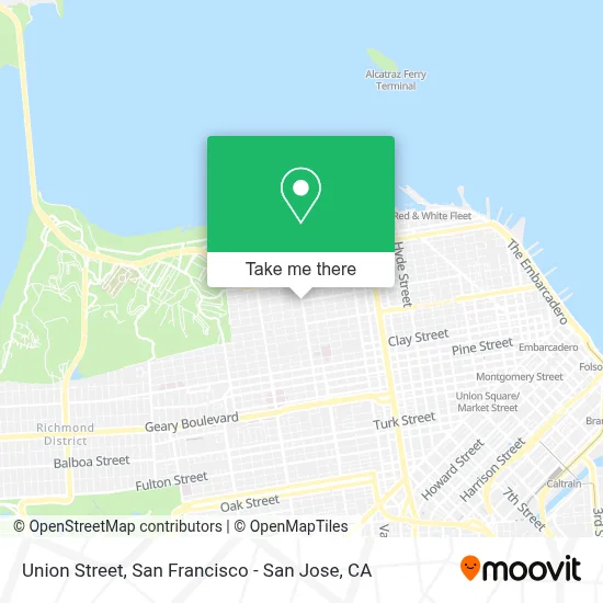 Union Street map