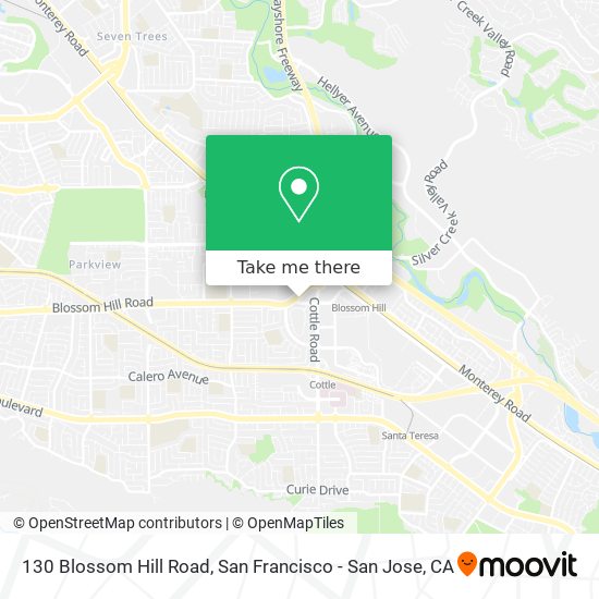 130 Blossom Hill Road map