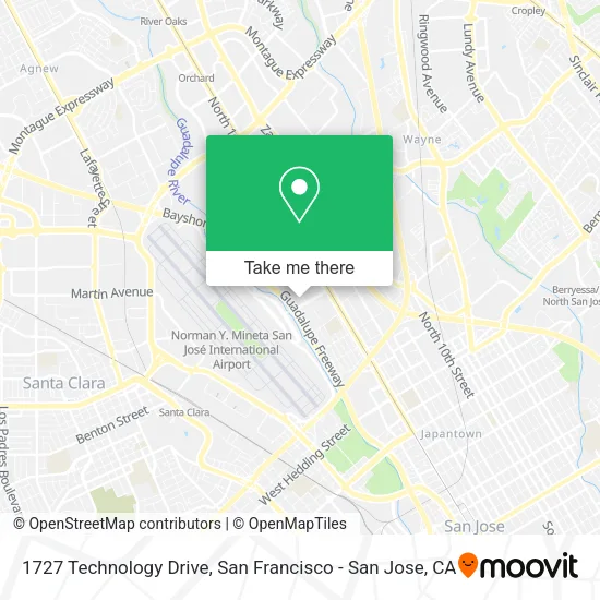 Mapa de 1727 Technology Drive