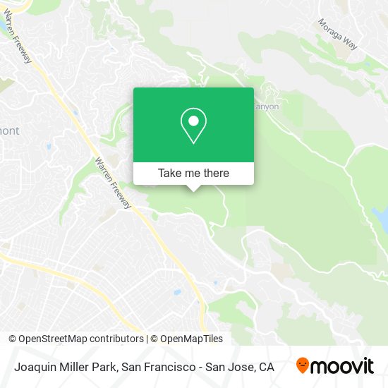 Joaquin Miller Park map