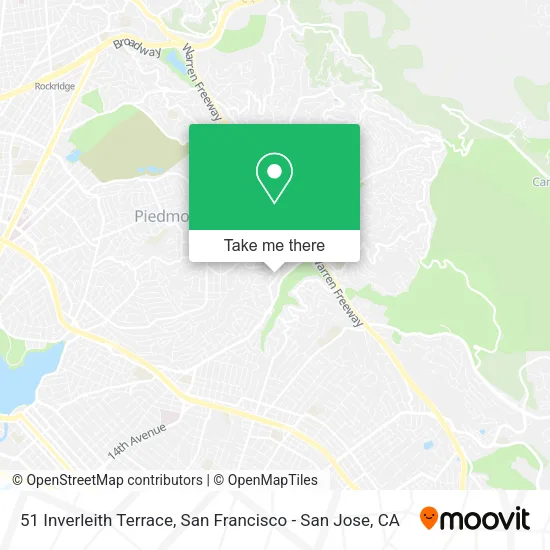 Mapa de 51 Inverleith Terrace