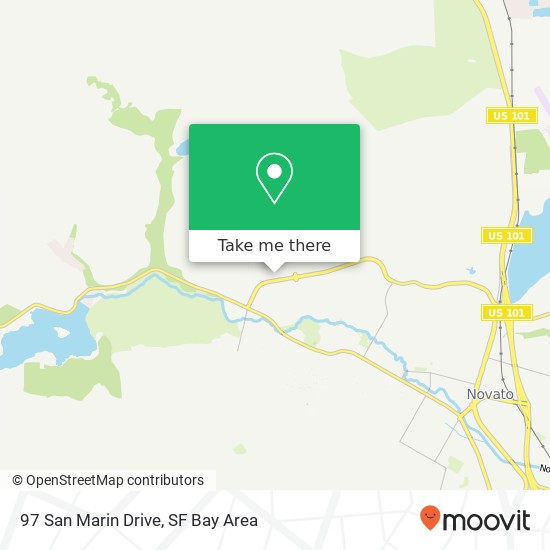 97 San Marin Drive map