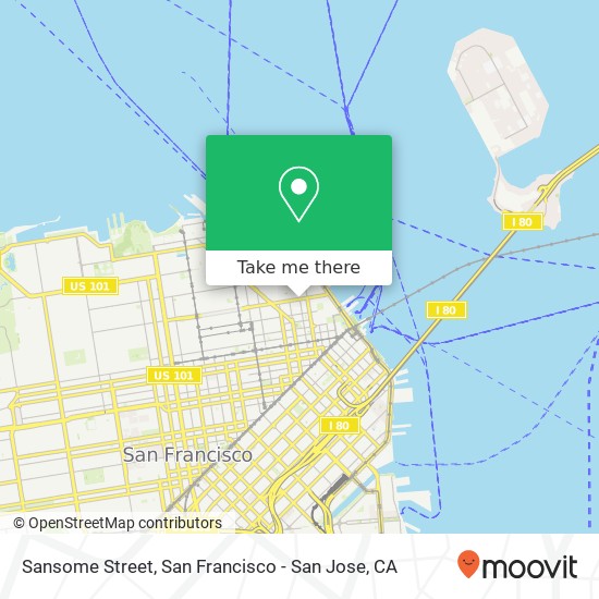 Sansome Street map