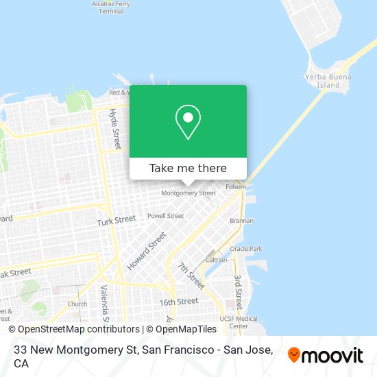 Mapa de 33 New Montgomery St