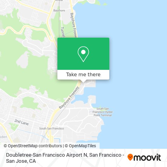 Doubletree-San Francisco Airport N map