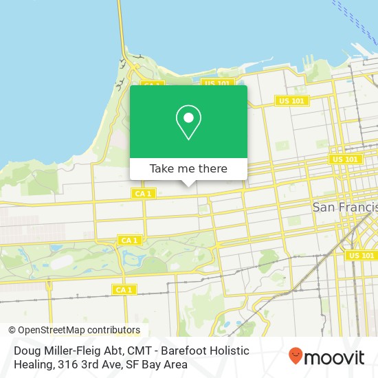 Doug Miller-Fleig Abt, CMT - Barefoot Holistic Healing, 316 3rd Ave map