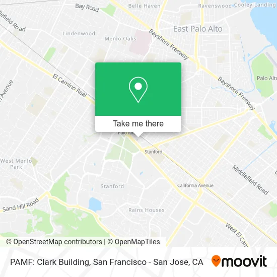 PAMF: Clark Building map