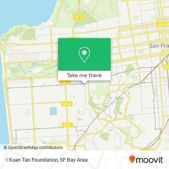 Mapa de I Kuan Tao Foundation, 1407 9th Ave