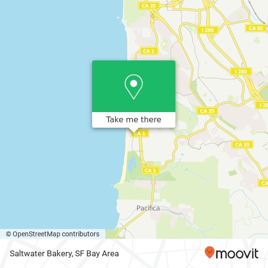 Mapa de Saltwater Bakery