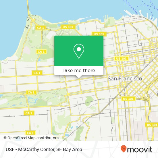 Mapa de USF - McCarthy Center