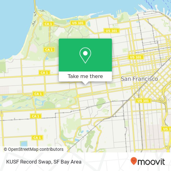 KUSF Record Swap map