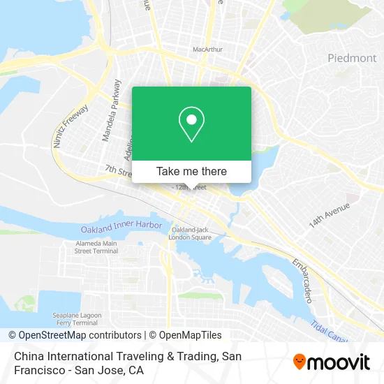 China International Traveling & Trading map