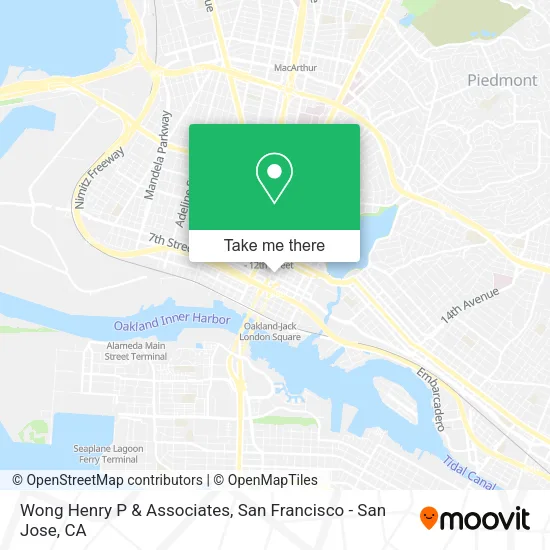 Mapa de Wong Henry P & Associates