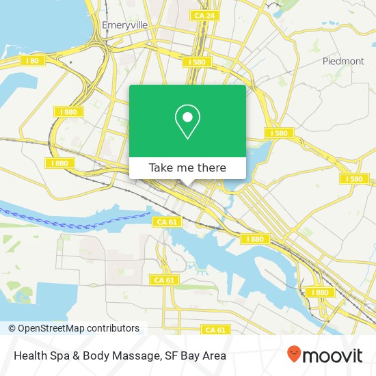 Mapa de Health Spa & Body Massage, 320 8th St